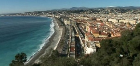 vue baie des anges depuis le chateau